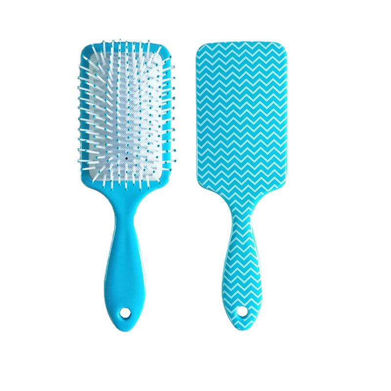 Plastic massage comb, wide toothed comb, anti knot massage comb