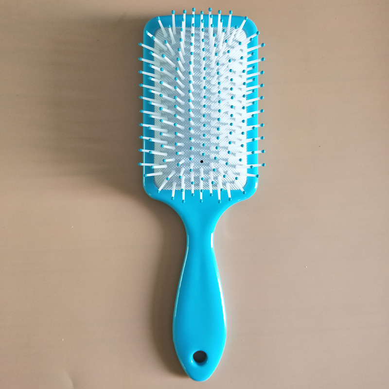 Plastic massage comb, wide toothed comb, anti knot massage comb