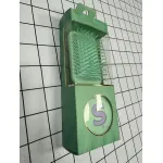 Square large airbag comb with folding mirror