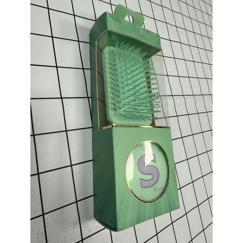 Square large airbag comb with folding mirror