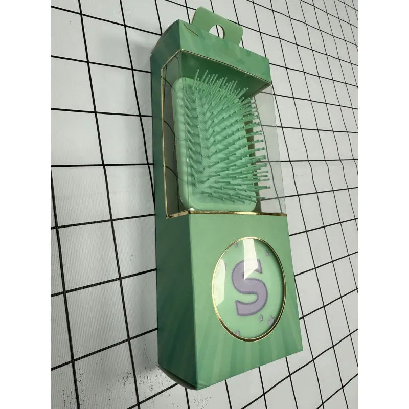 Square large airbag comb with folding mirror