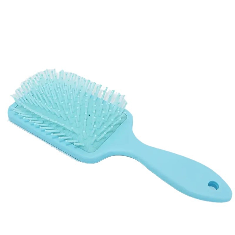 Square large airbag comb with folding mirror