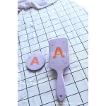 Square large airbag comb with folding mirror