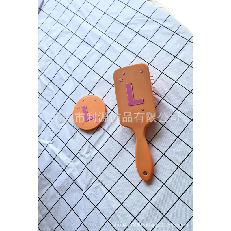 Square large airbag comb with folding mirror