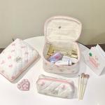 Bow travel portable makeup bag
