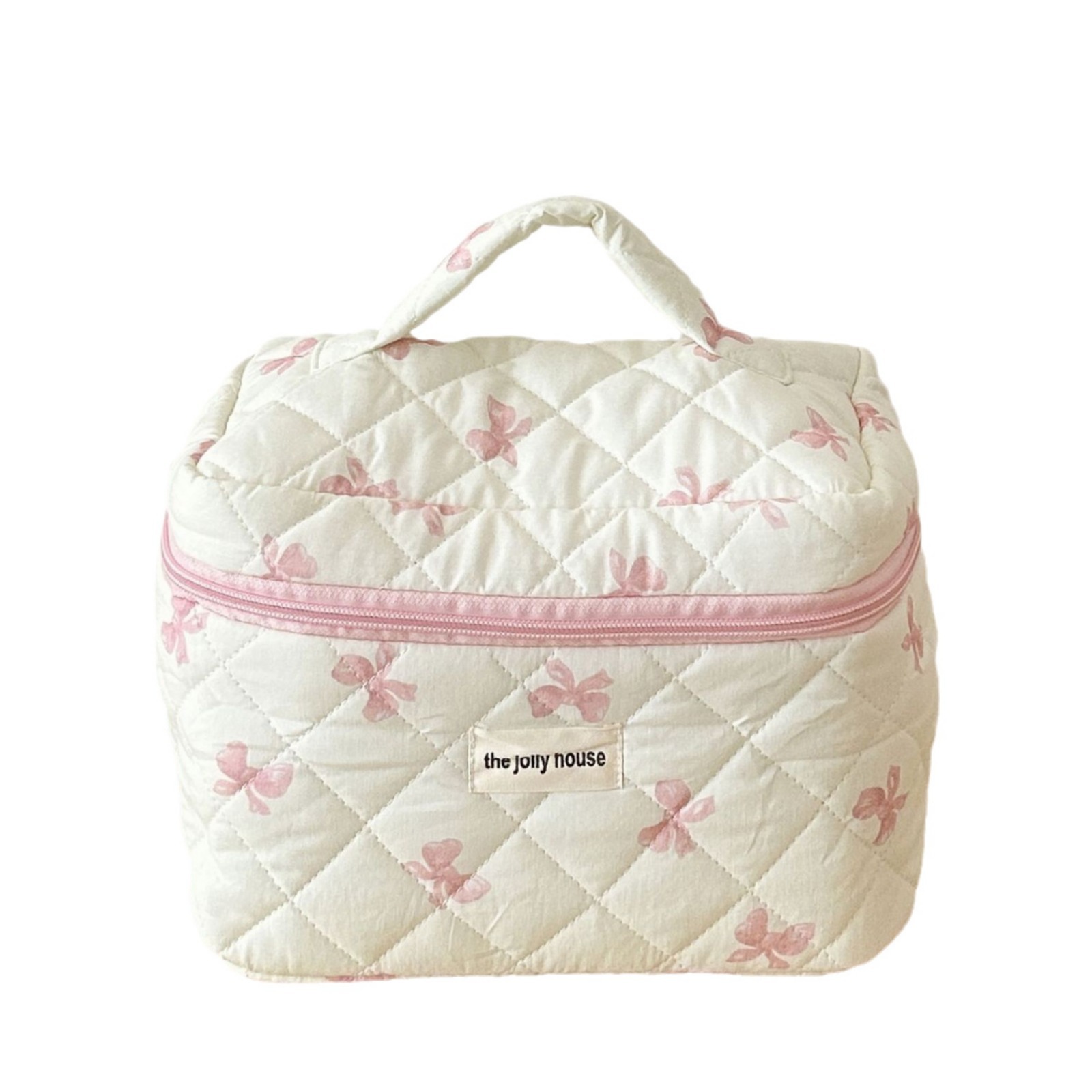 Bow travel portable makeup bag