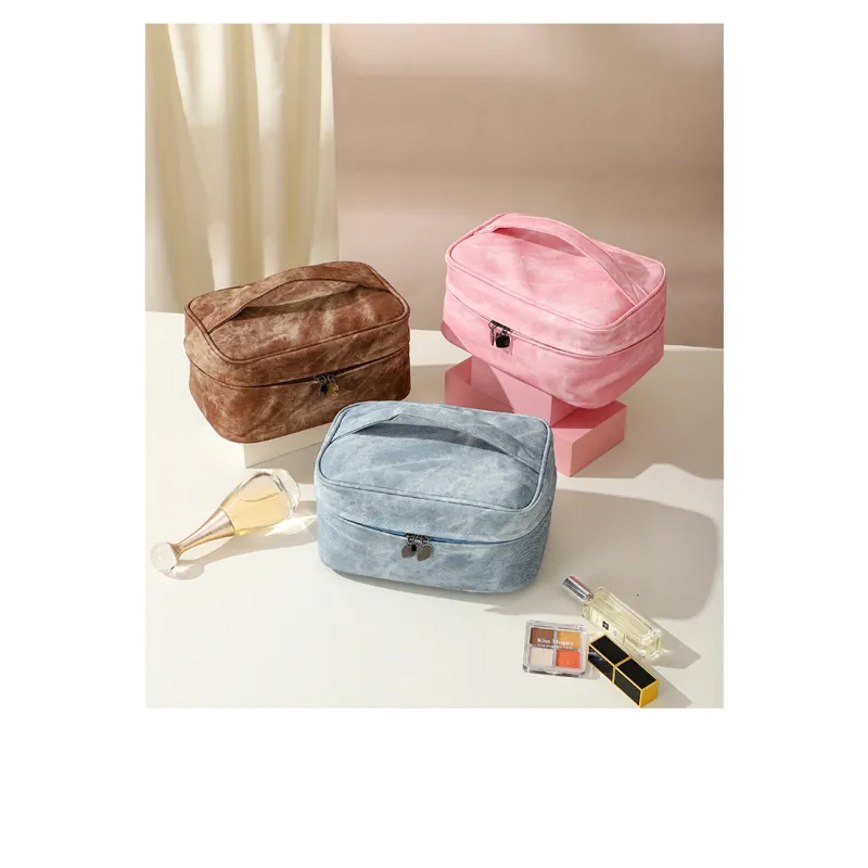 Cowboy Pattern Travel Multi functional Makeup Bag