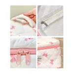 Cute Bow Makeup Bag with Large Capacity