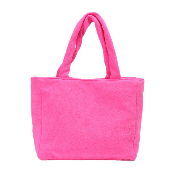 Towel cloth makeup bag autumn and winter high-end feeling