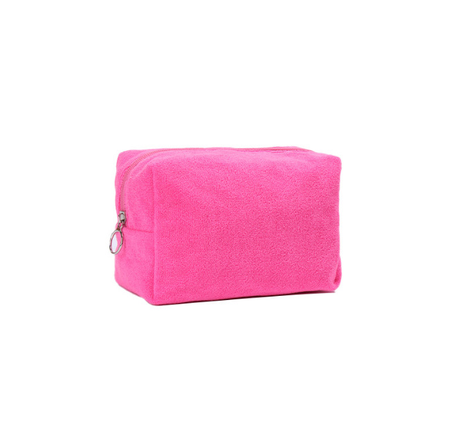 Towel cloth makeup bag autumn and winter high-end feeling