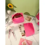 Towel cloth makeup bag autumn and winter high-end feeling