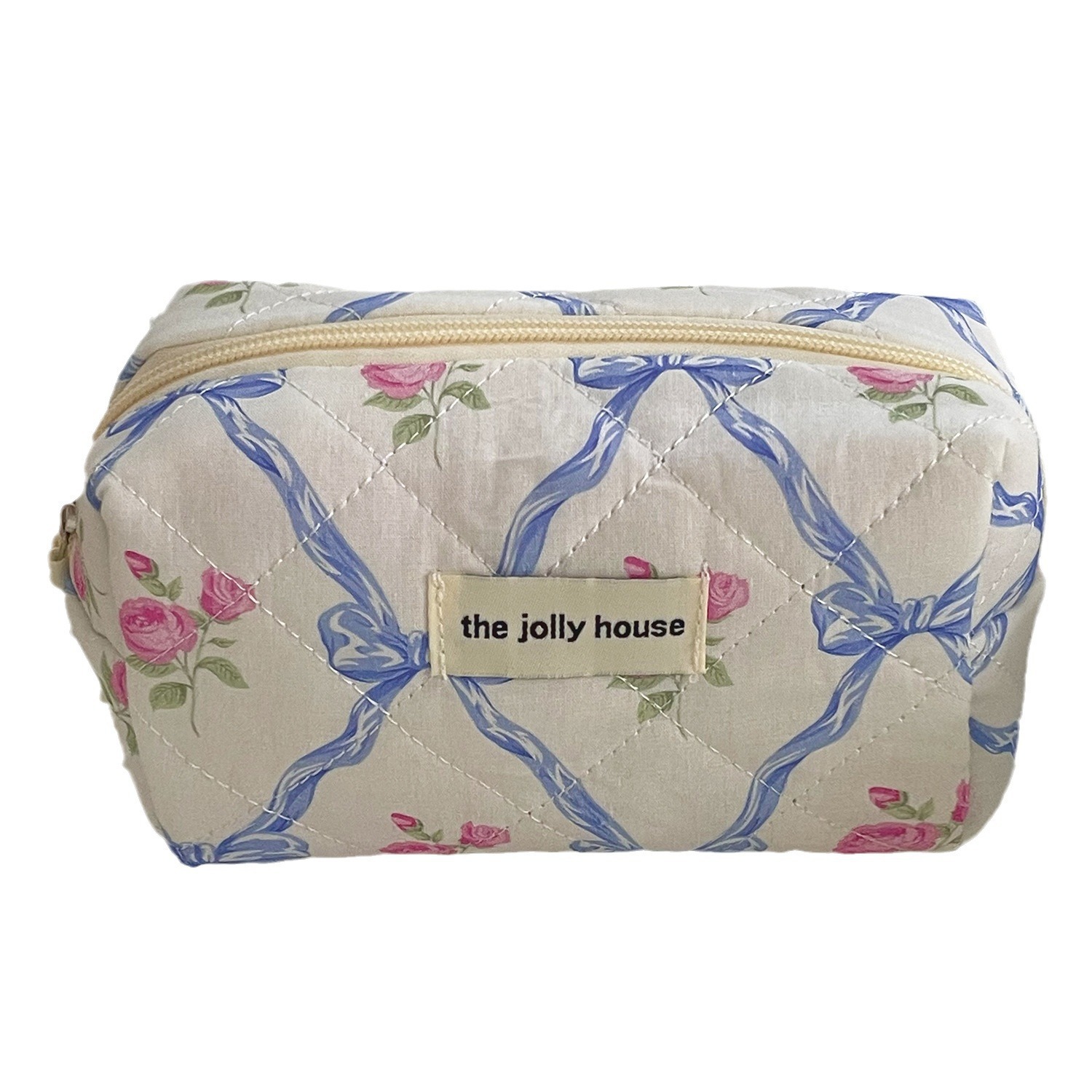 Bow Flower Makeup Bag