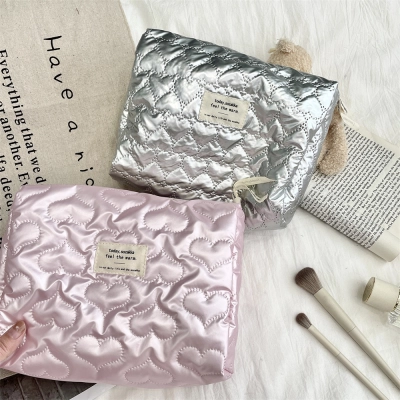 Bow PU with cotton clip, miscellaneous storage bag, makeup bag 01