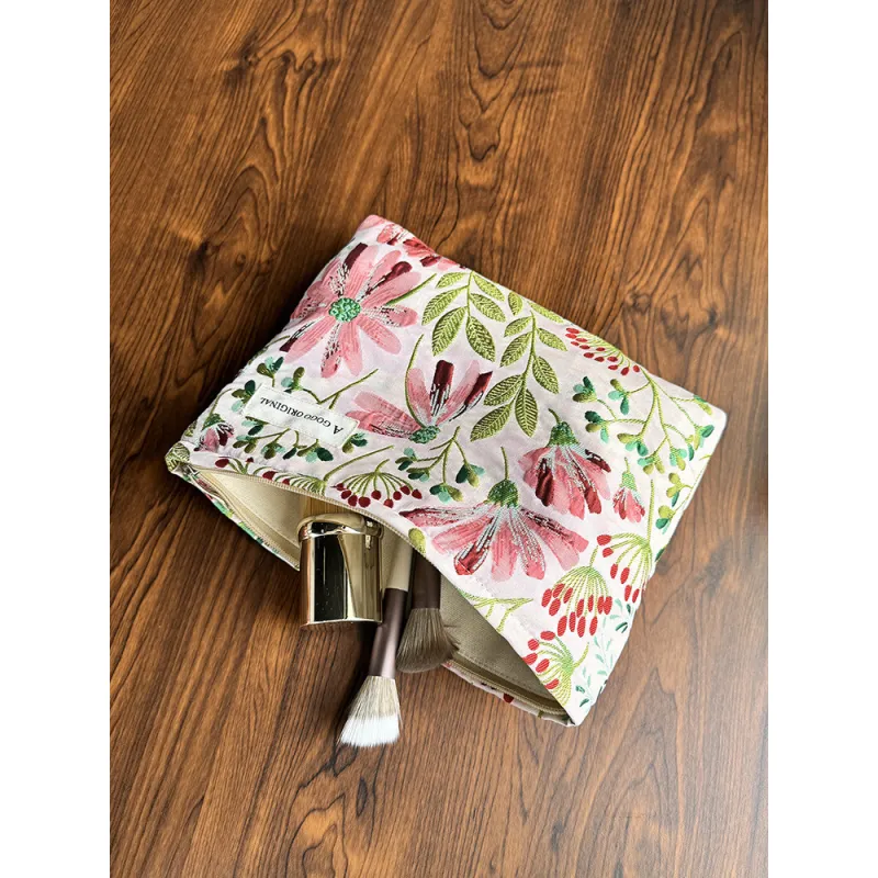 Fresh large capacity portable makeup bag