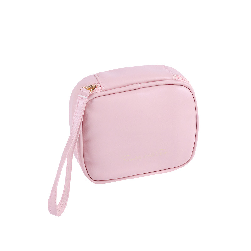 PU Cream Lipstick Small Square Makeup Bag