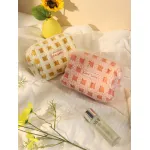 Waffle Lamb Plush Makeup Bag