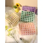 Waffle Lamb Plush Makeup Bag