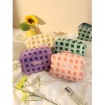 Waffle Lamb Plush Makeup Bag
