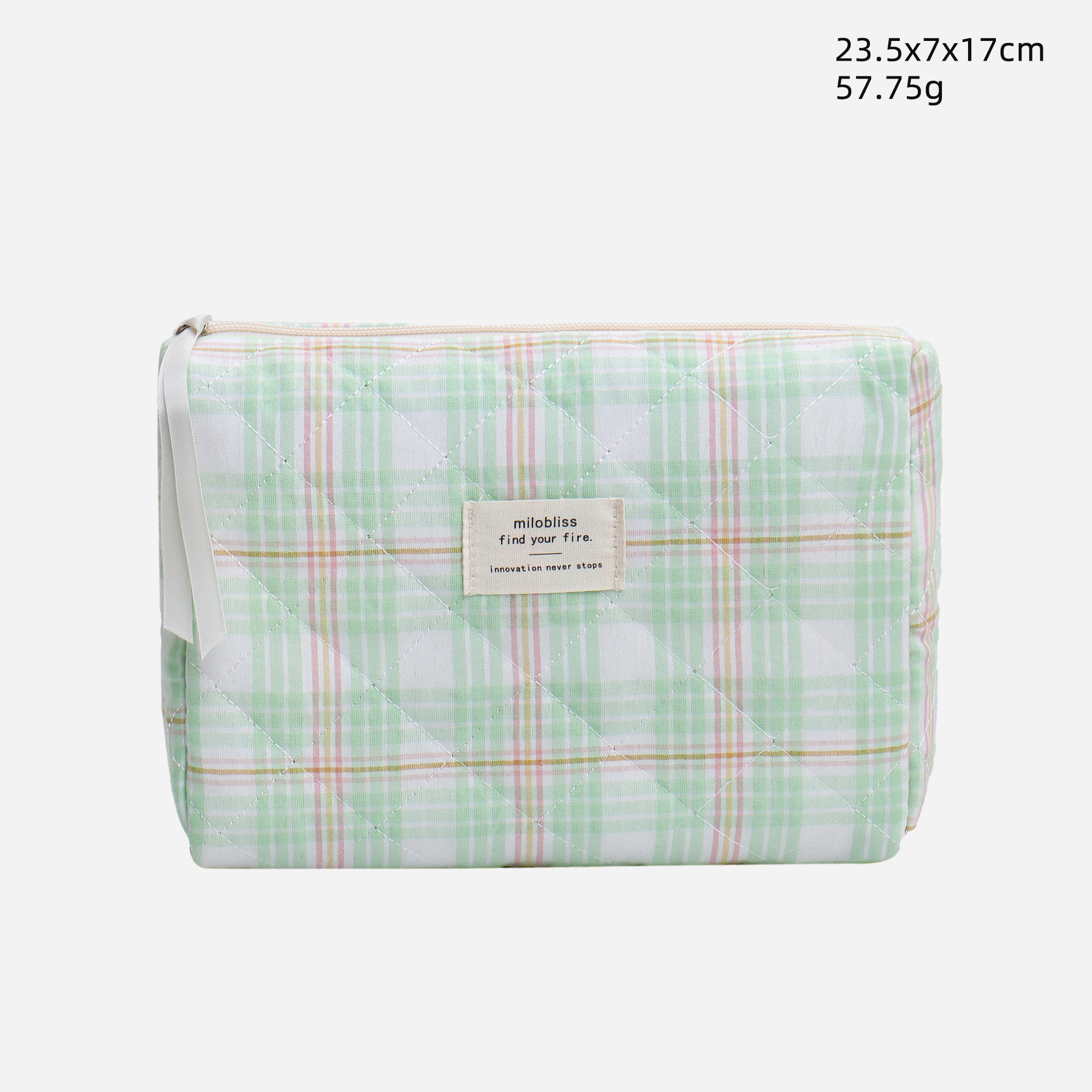 High appearance cute ribbon storage makeup bag