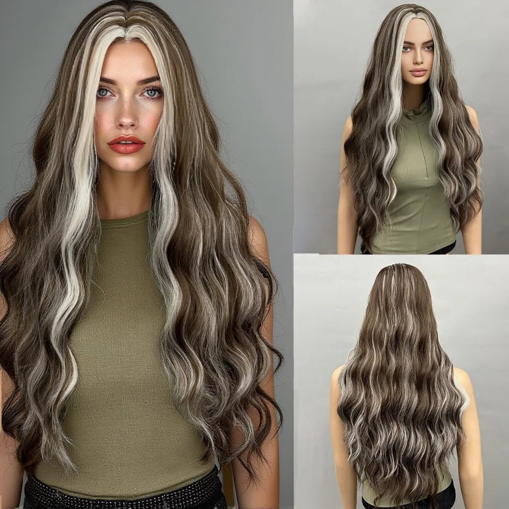 Big wave curly hair wig is real and comfortable