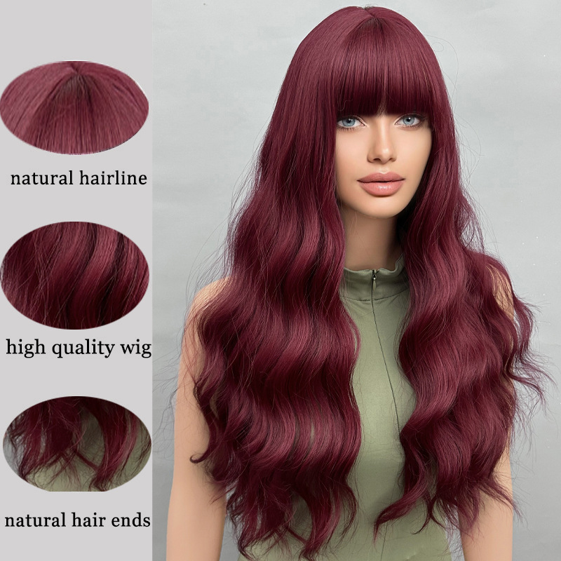 Big wave curly hair wig is real and comfortable