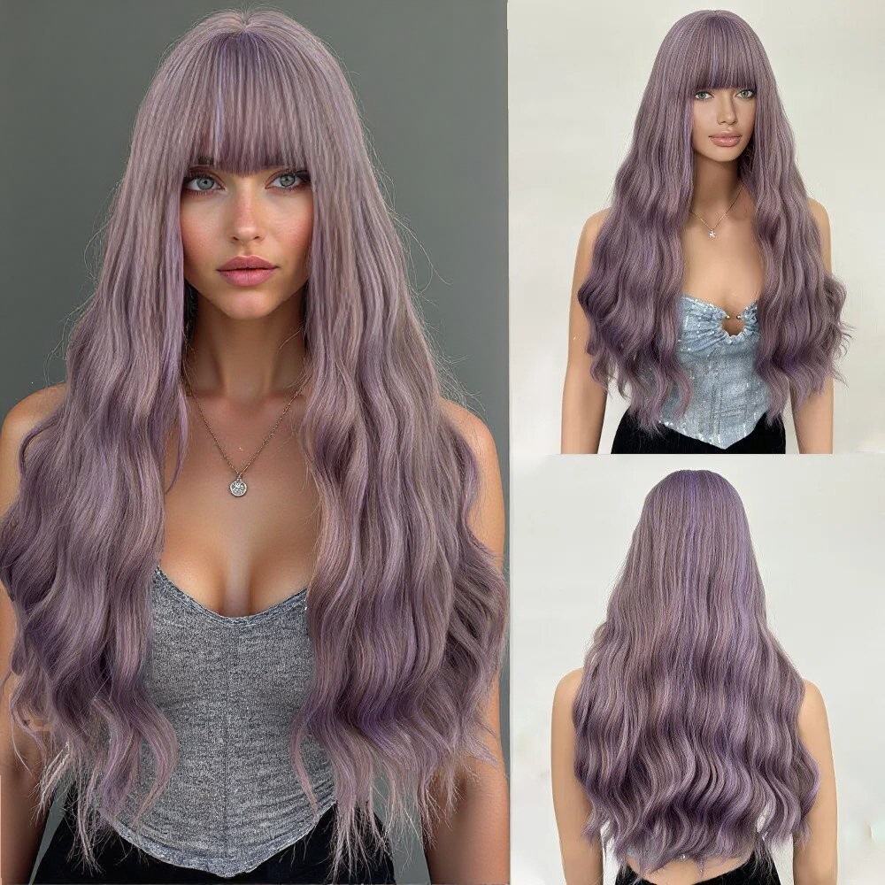 Big wave curly hair wig is real and comfortable