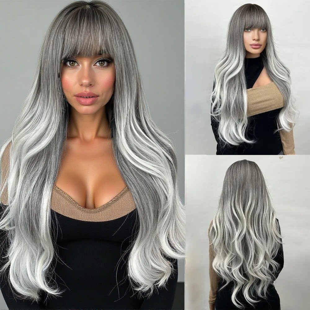 Big wave curly hair wig is real and comfortable