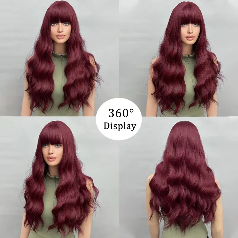 Big wave curly hair wig is real and comfortable