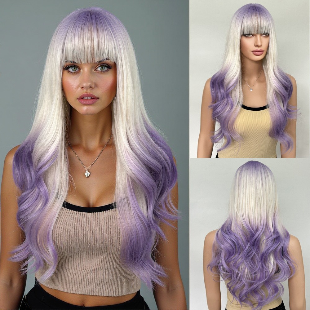 Big wave curly hair wig is real and comfortable