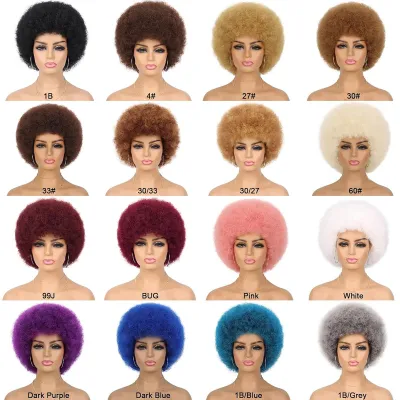 Fluffy wig, elastic and soft wig 02