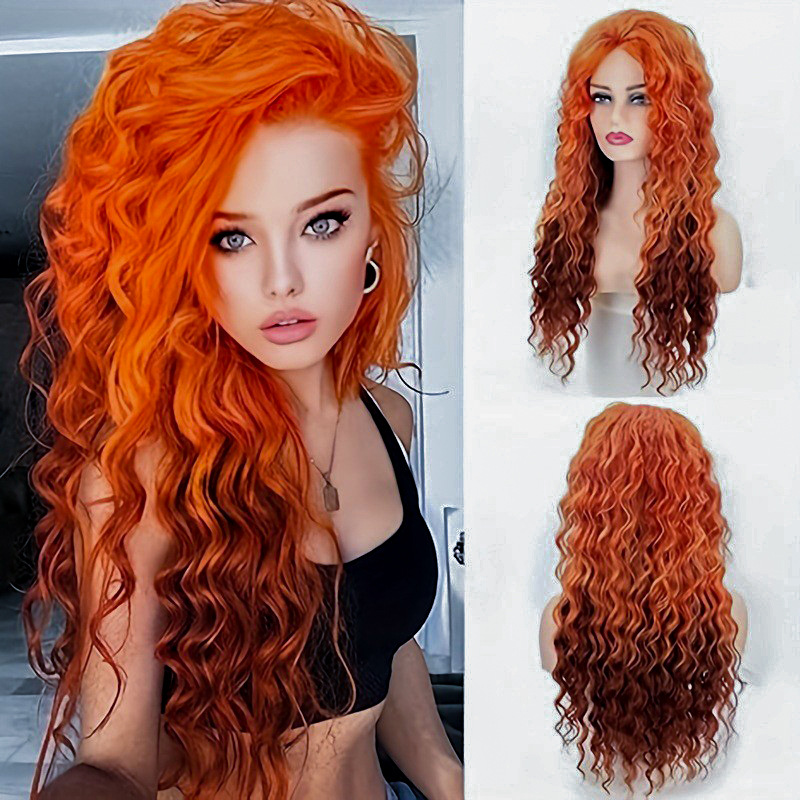 Wig full head design fluffy, fashionable & versatile