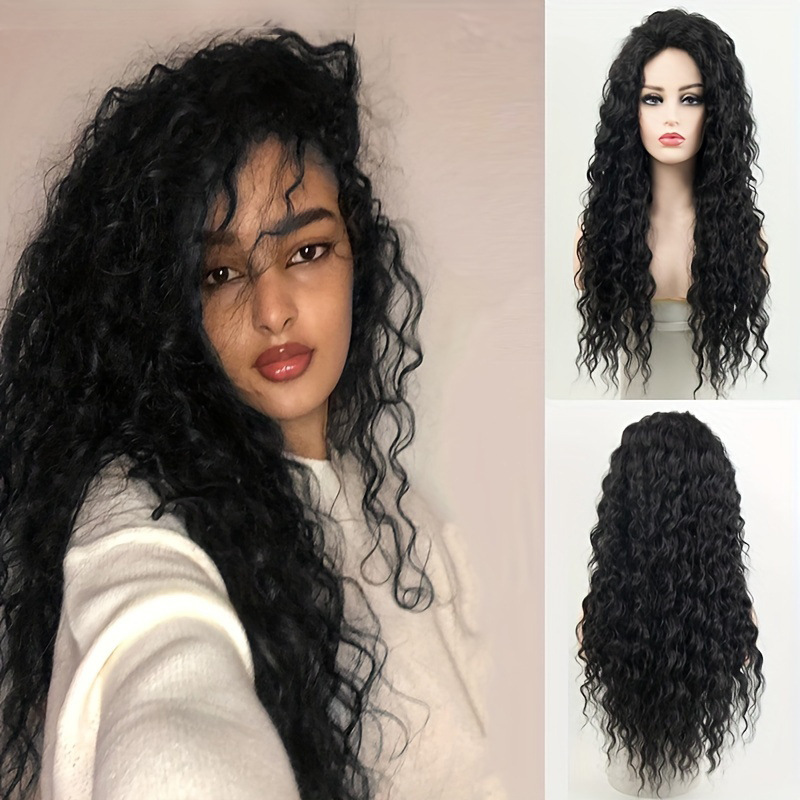 Wig full head design fluffy, fashionable & versatile