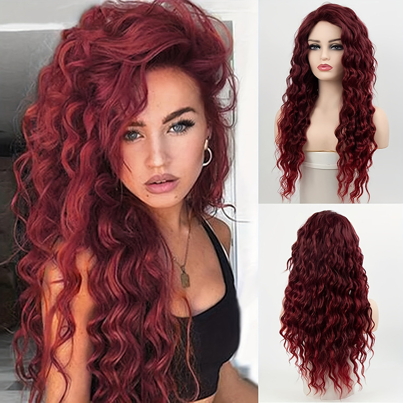 Wig full head design fluffy, fashionable & versatile