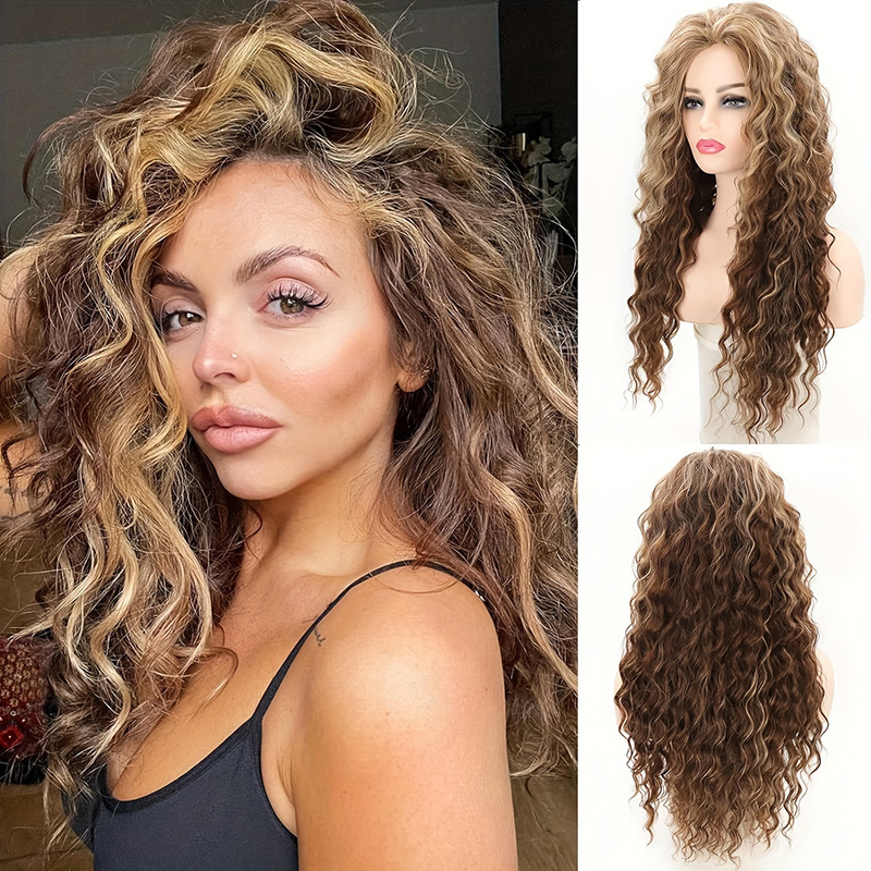 Wig full head design fluffy, fashionable & versatile