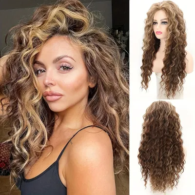 Wig full head design fluffy, fashionable & versatile 01