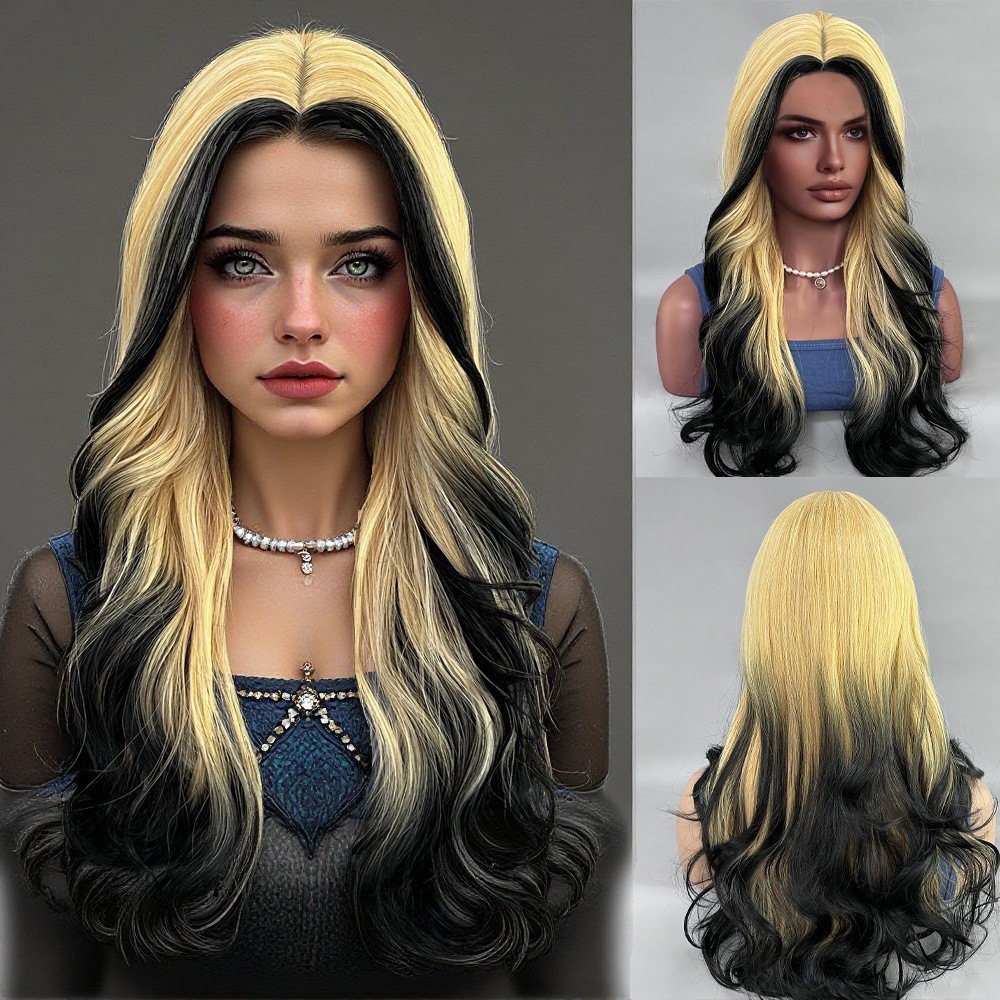 Gradient color with medium to long waves