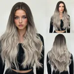 Gradient color with medium to long waves
