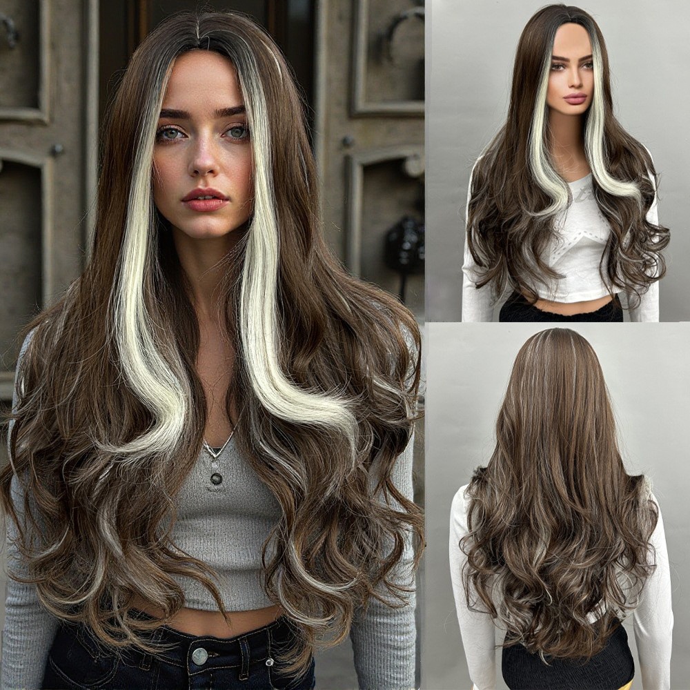 Gradient color with medium to long waves