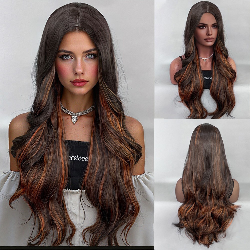 Gradient color with medium to long waves