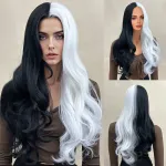 Gradient color with medium to long waves