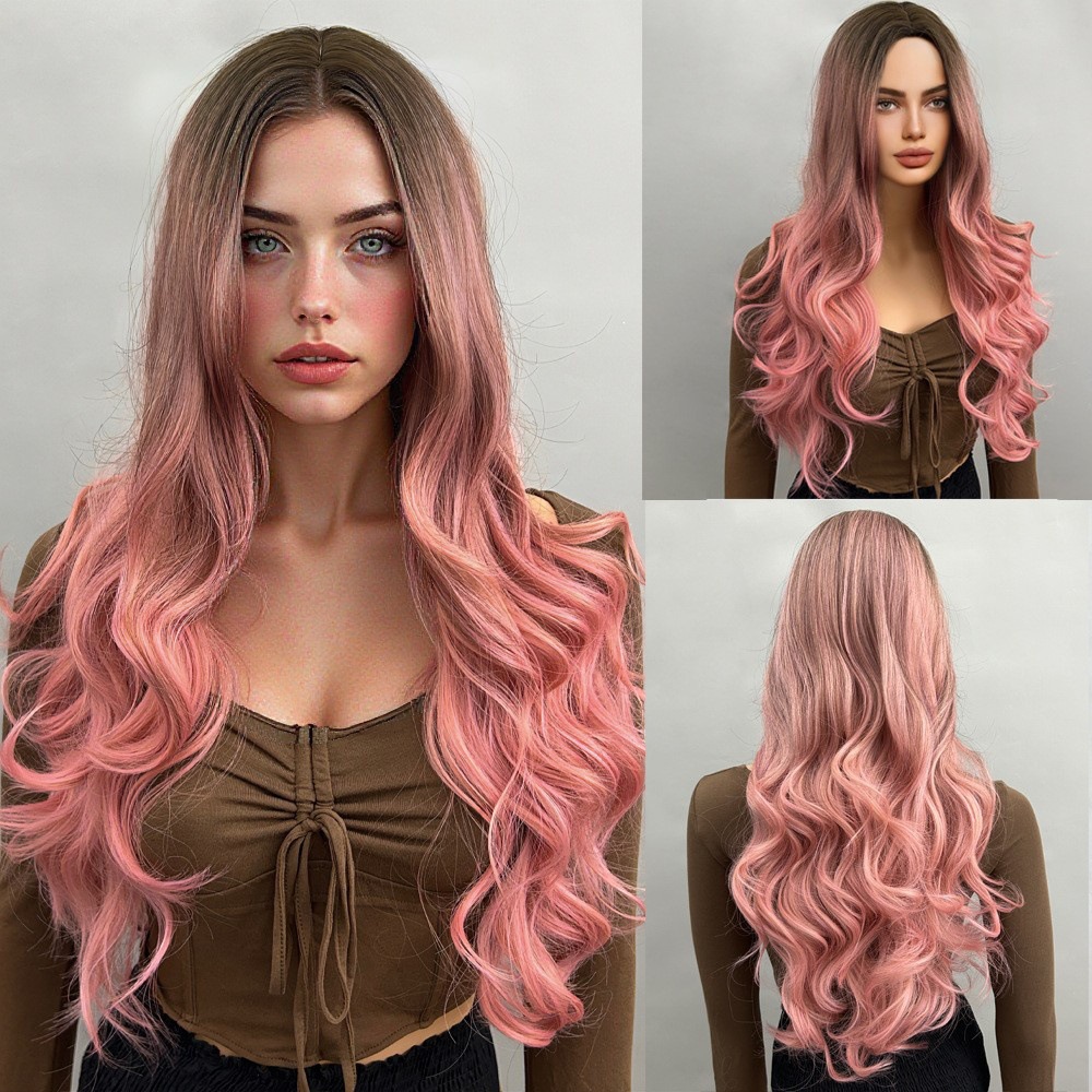 Gradient color with medium to long waves