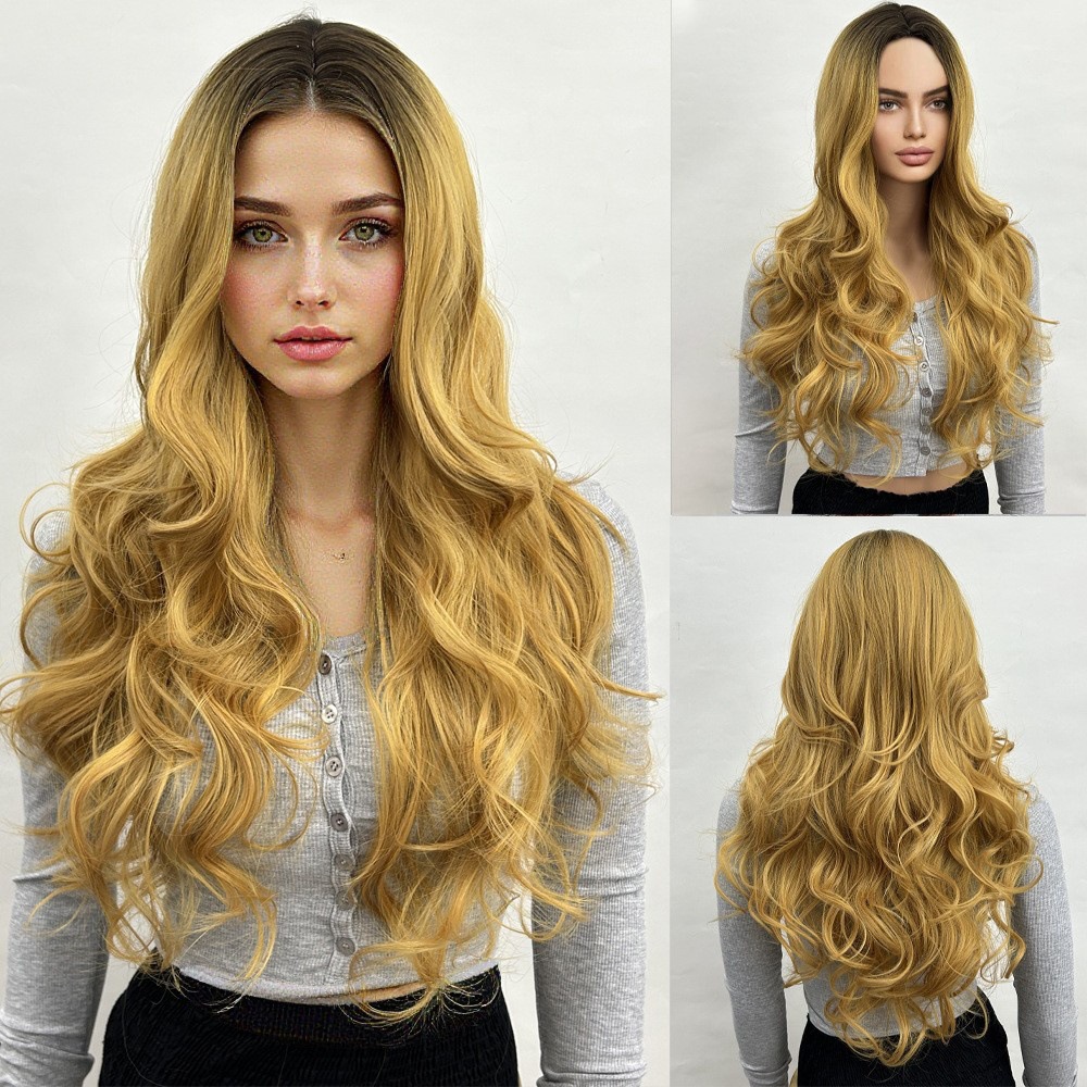 Gradient color with medium to long waves