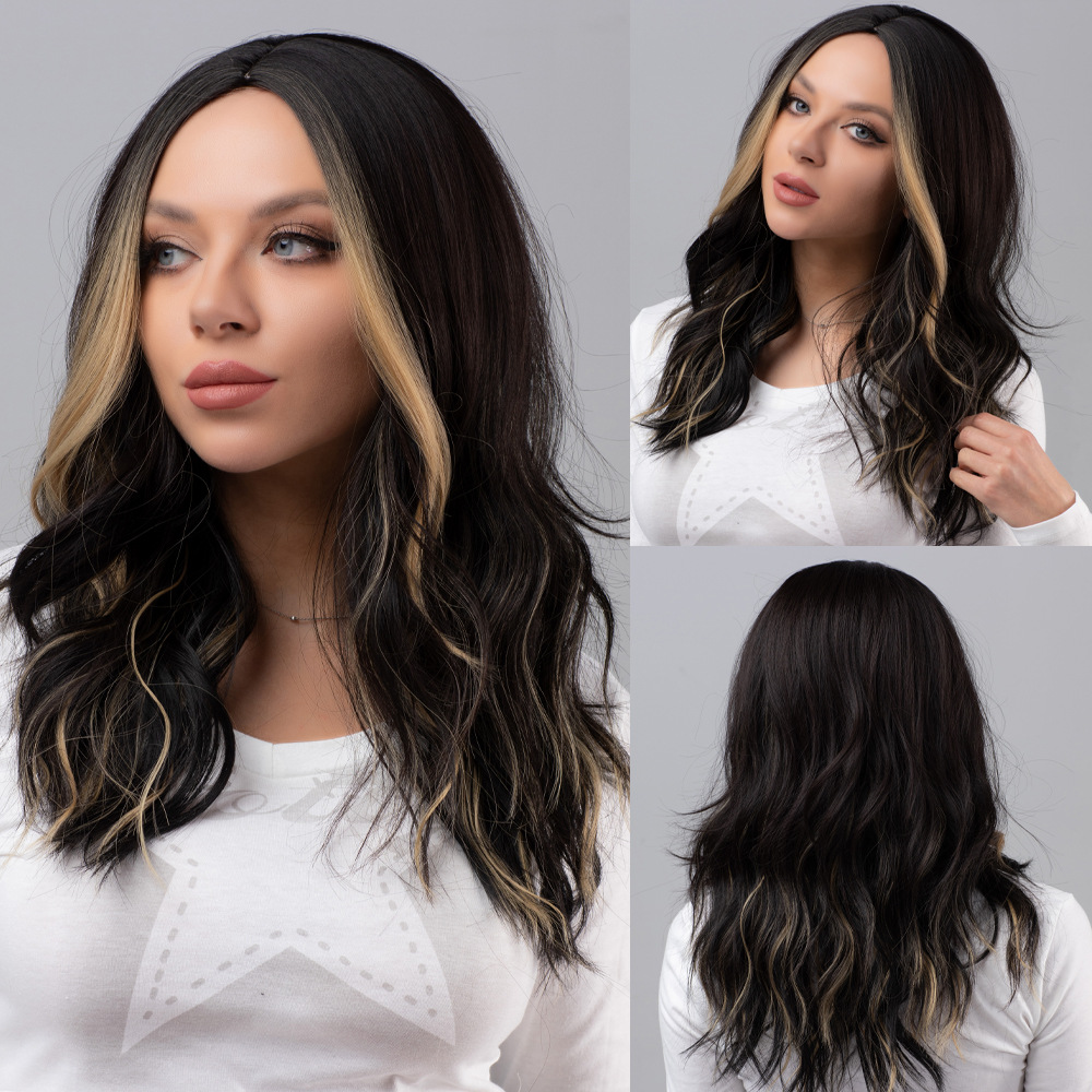 Wig length gradient wave curl fashionable and natural