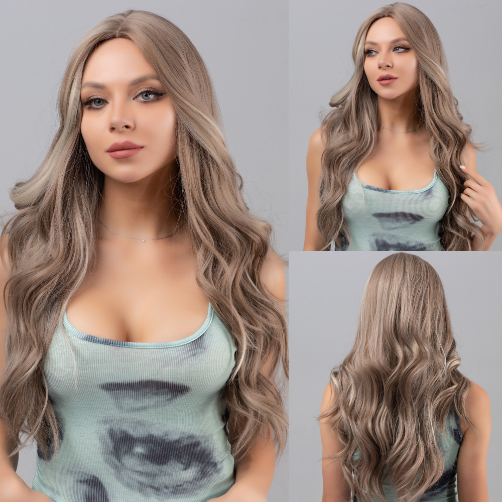 Wig length gradient wave curl fashionable and natural