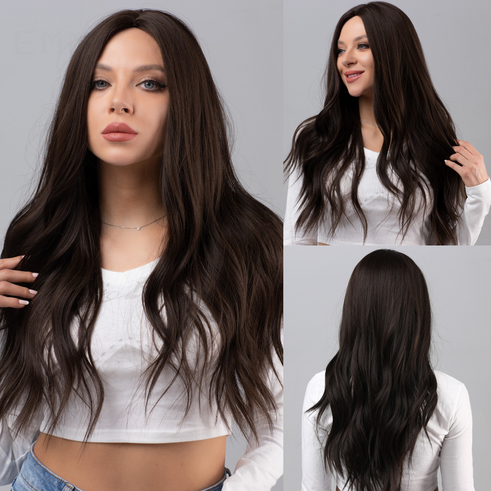 Wig length gradient wave curl fashionable and natural