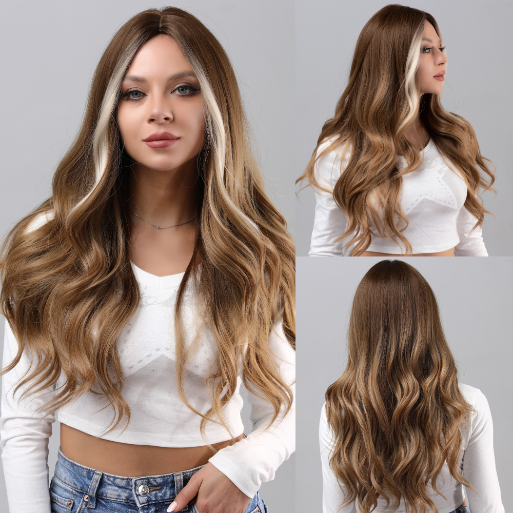 Wig length gradient wave curl fashionable and natural