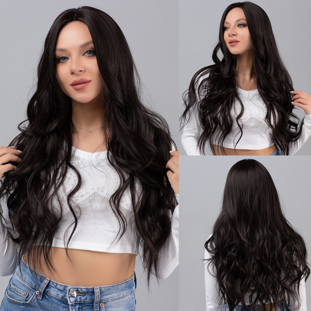 Wig length gradient wave curl fashionable and natural
