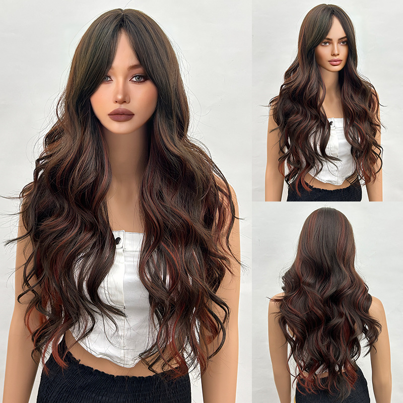 Big Wave Wig Black Gradient Grey