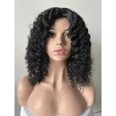 Wig with bangs and bubble head 02