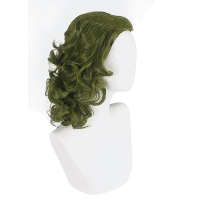 Cosplay joker Fleck green medium long curly hair 02